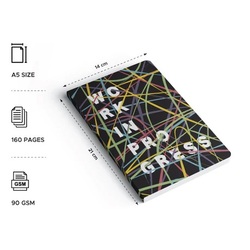 Factor Notes Work in Progress A5 Ruled Notebook FN2185